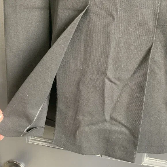 Burberry London womens skirt wool black size US 6 Made in Italy - Picture 3 of 7